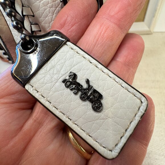 Coach 1941 Whiplash Saddle Bag Pebbled Glovetanned Leather Chalk Cleaned #38219 - Picture 6 of 16